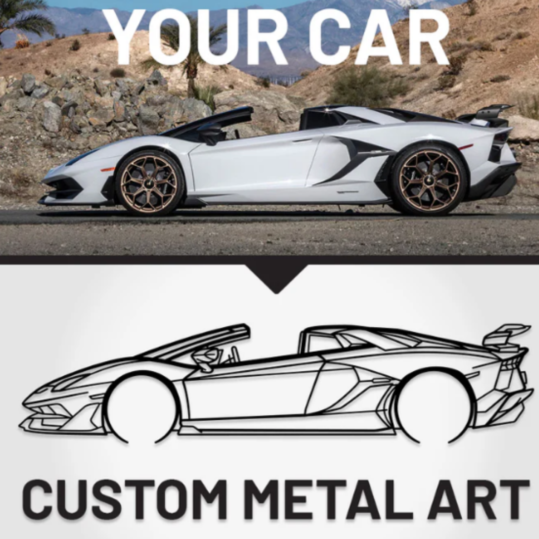 Custom Car Metal Wall Art