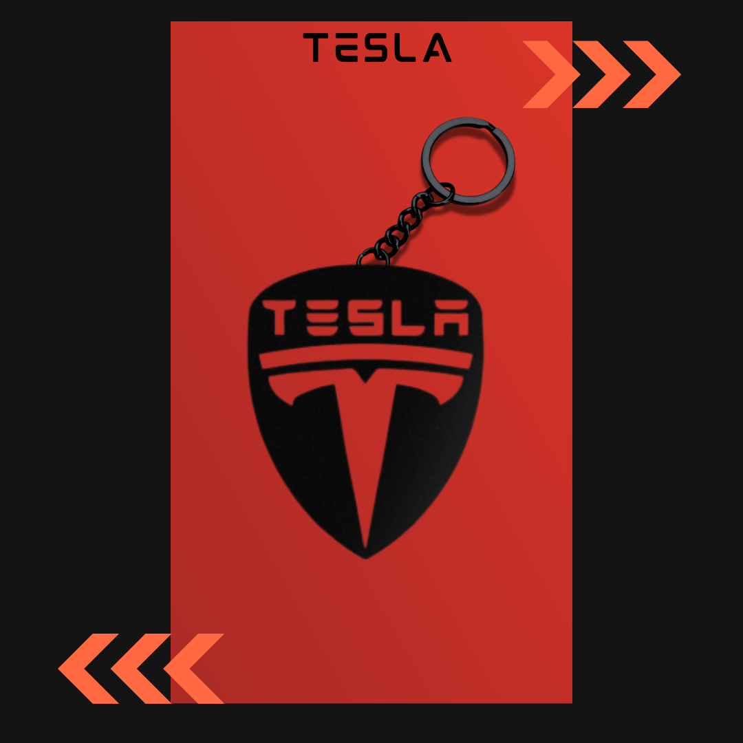Tesla Keychain