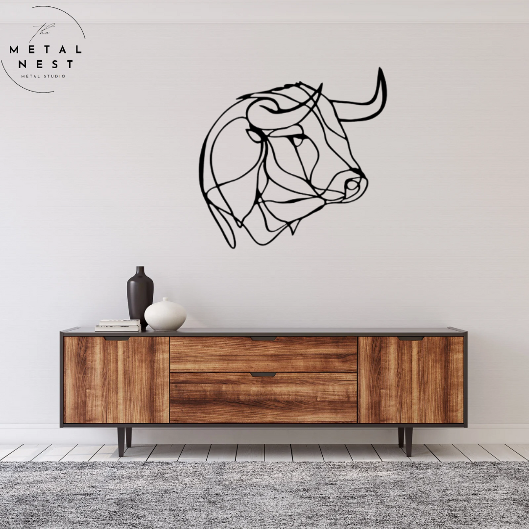 رأس الثور الغاضب