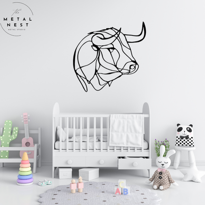 رأس الثور الغاضب