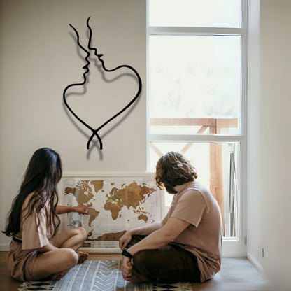 المرأة والرجل يحبان