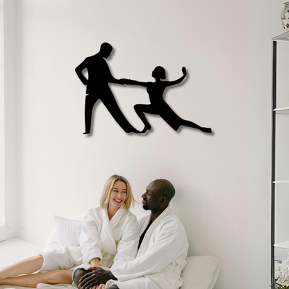 لوحة فنية جدارية معدنية من التانجو