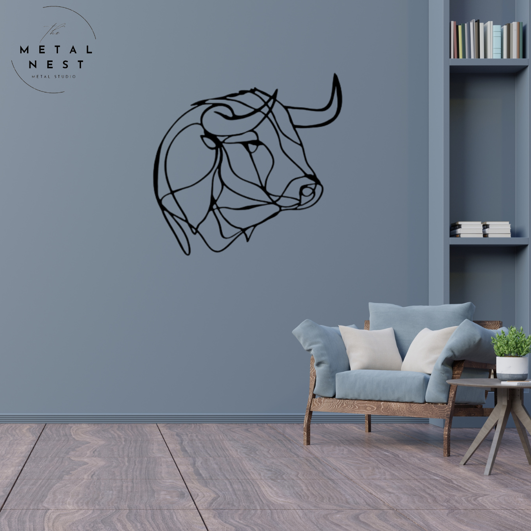 رأس الثور الغاضب