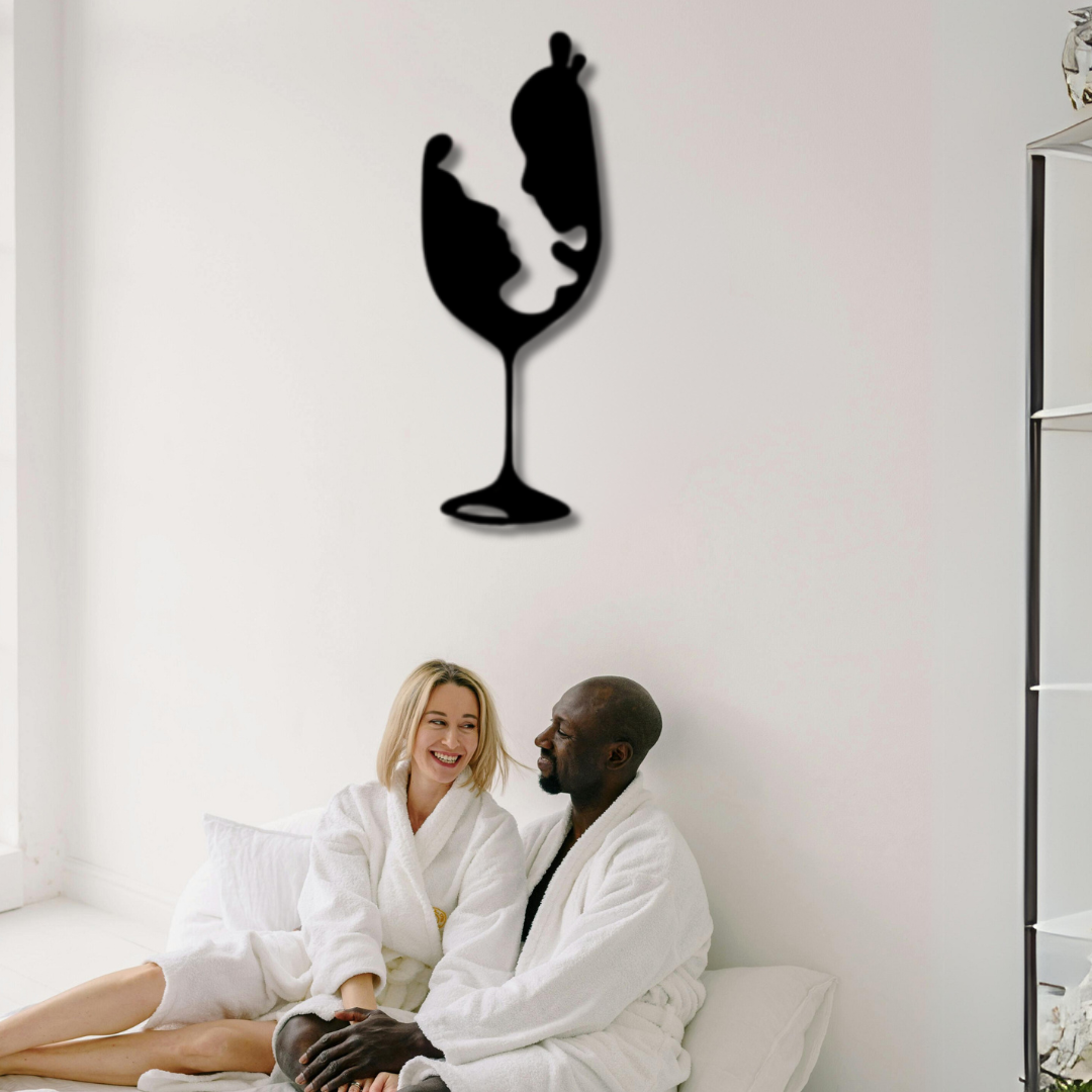 الحب والزجاج